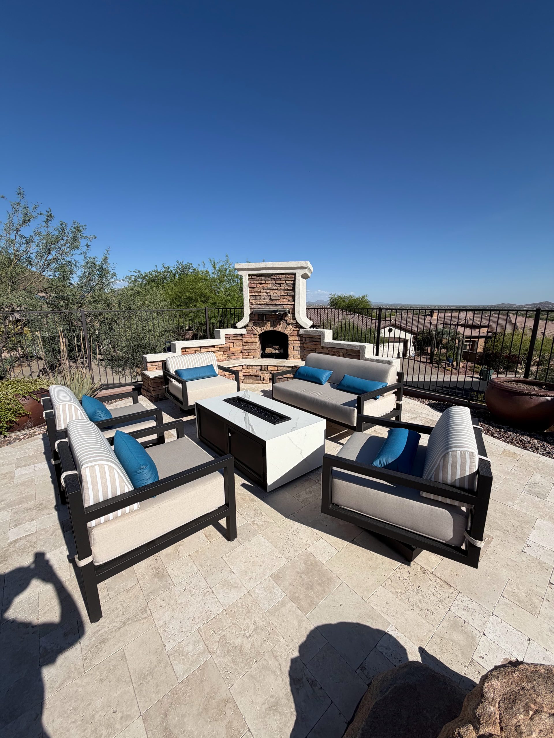 Waterfall Fire Pit Table 5 Waterfall Fire Pit Table - Image 5